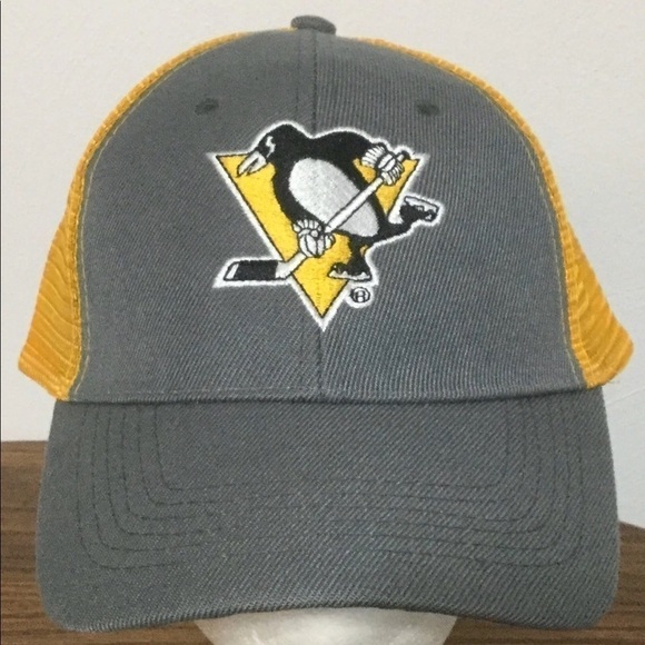 PITTSBURGH Penguins NHL Trucker Hat Baseball Cap - Picture 1 of 7